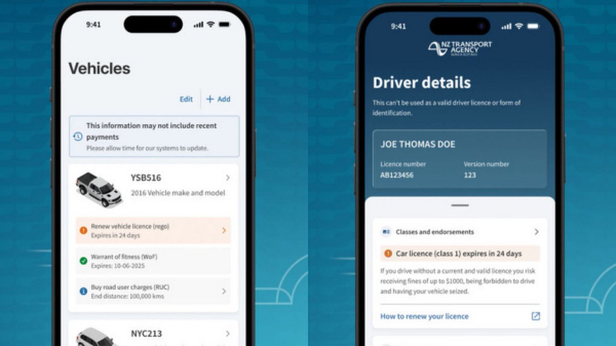 Agency driving services into app: Kiwis asked to put beta version of platform featuring driver licence and vehicle details through its paces. 
#nzta #app #drivers #licence #vehicle #warrantoffitness #registration #roadusercharges #test #digital #carnews 
buff.ly/3UqZJr4