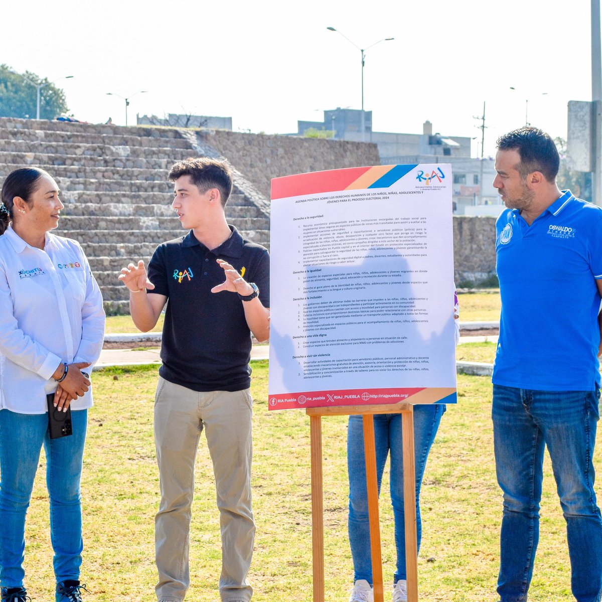 Firmamos la Agenda Política sobre los Derechos Humanos de los niños, niñas, adolescentes y jóvenes para el proceso electoral 2024. 

Unidos vamos por un #RumboSeguro 👏🏻