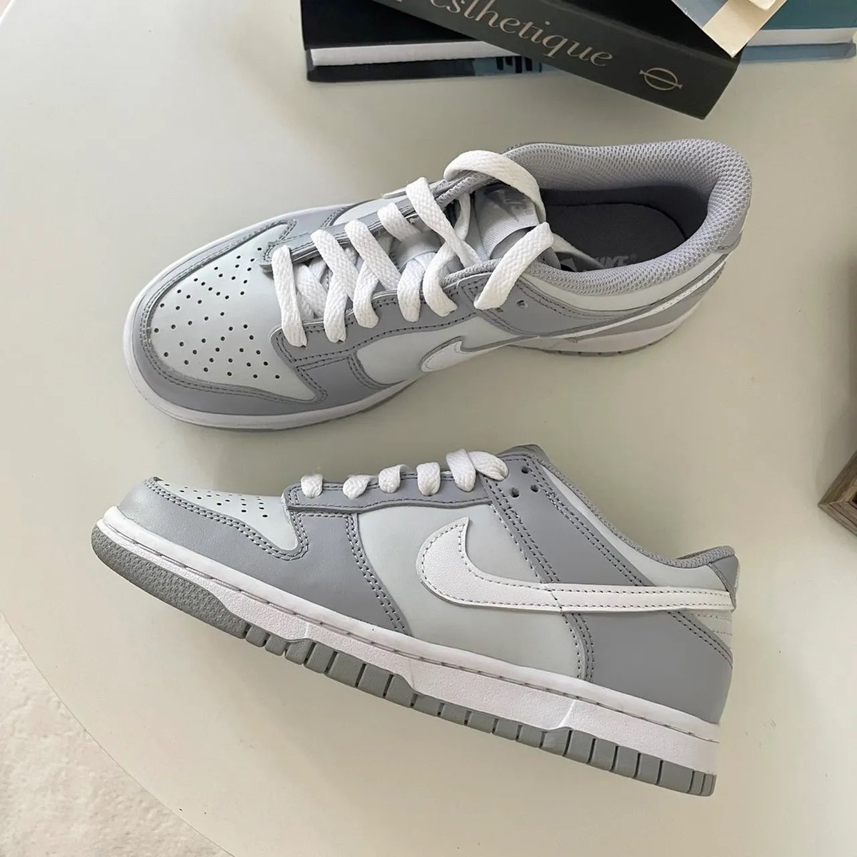 Ad: GS Nike Dunk Low ‘Pure Platinum’ restocked via Nike US 🩶 Shop => howl.me/cl3jHqM7qNM