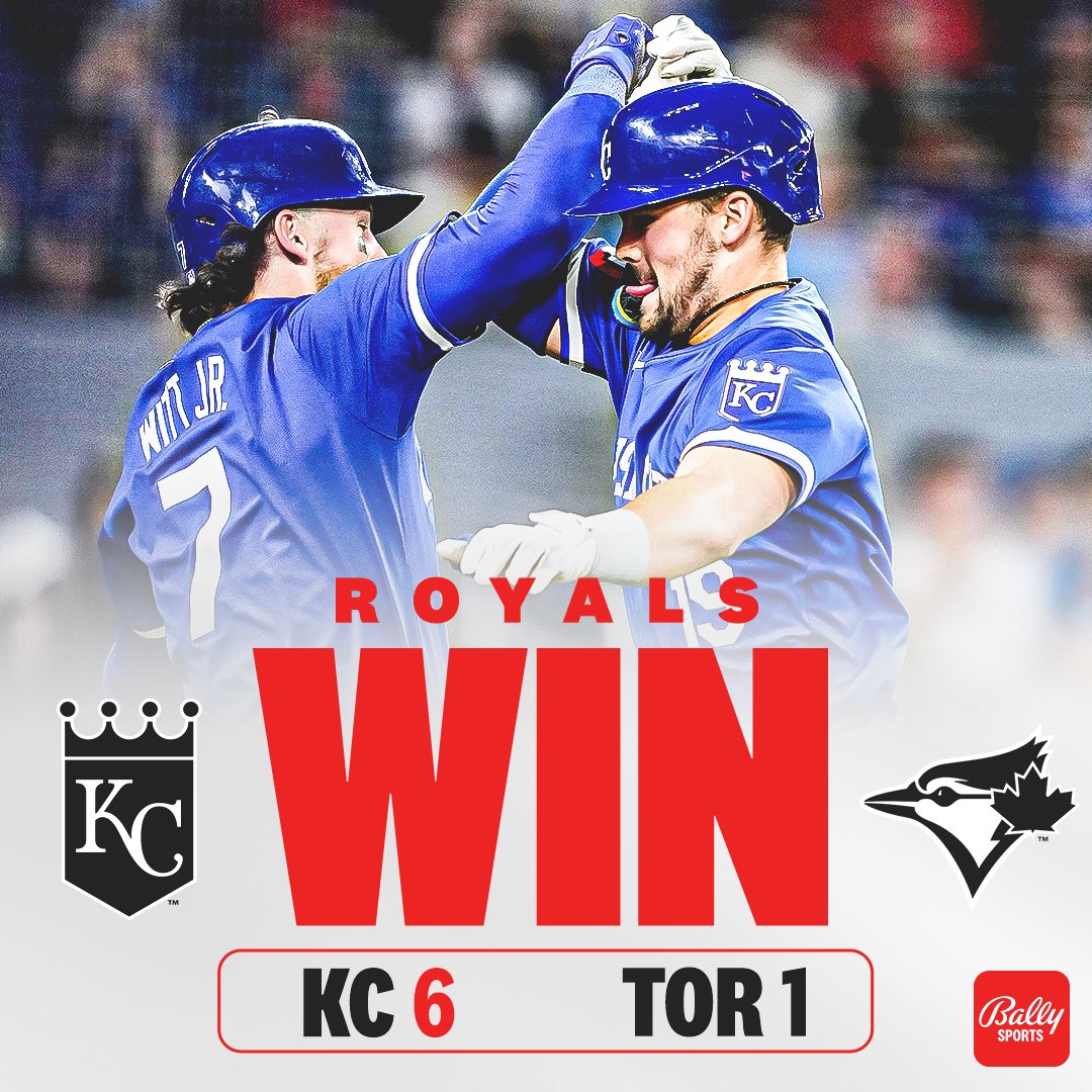 The #Royals take the series in Toronto!