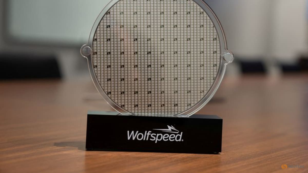 Chipmaker Wolfspeed forecasts quarterly revenue below estimates as EV sales growth slows cna.asia/3UGf4W0