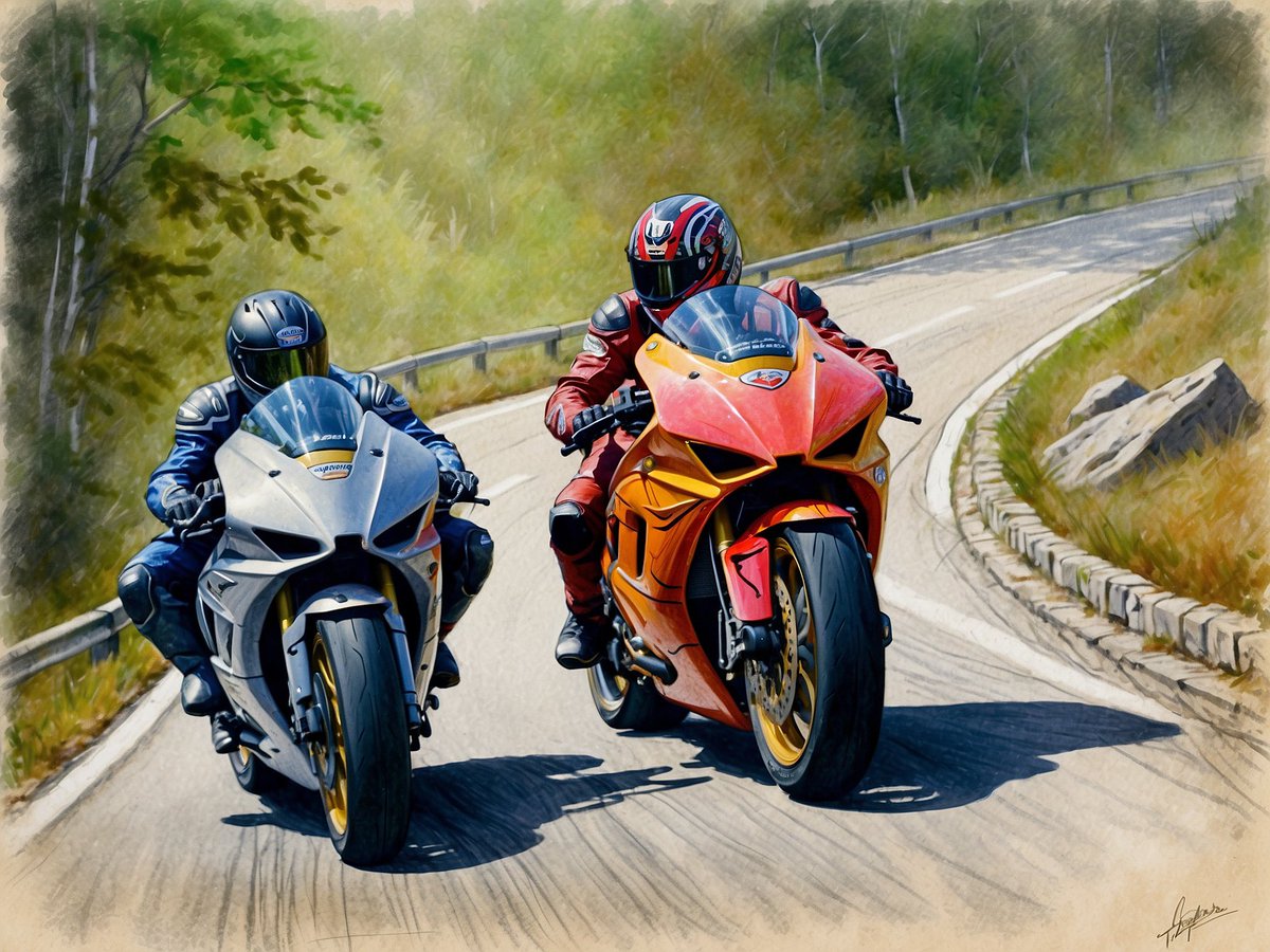 Ready? 3, 2, 1 go!🏍️💨🏍️💨🏍️💨

#motorcycle #bikelife #illustration