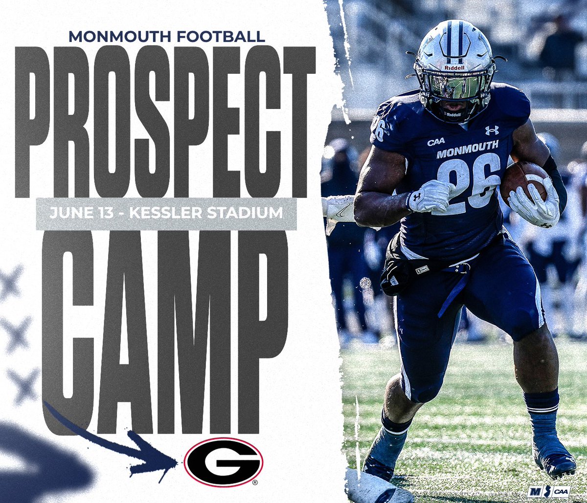 Monmouth Hawks 🤝 Georgia Bulldogs Join us for our June 13 Prospect Camp to compete in front of the top coaches in the country MonmouthFootballCamp.com