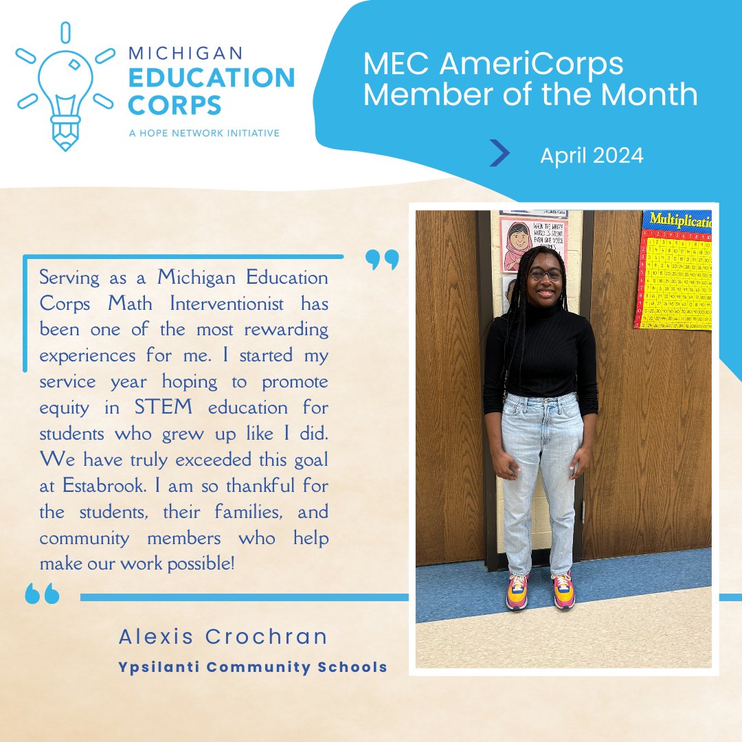 Michigan Education Corps tweet media