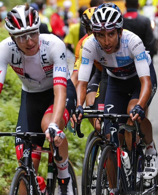 'Egan Bernal desvela que “con datos de potencia mejores que con los que ganó el Tour y el Giro” no le sirve para plantar cara a Pogacar' Egan señala que el ciclismo ha evolucionado, y que tienes que desarrollar una fuerza casi inhumana para poder ganar.🥹 diariodeltriatlon.es/art/25573/egan…