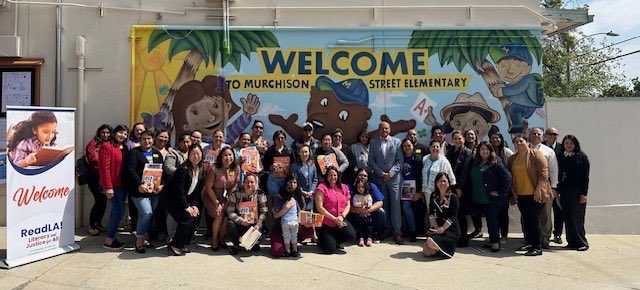 LAUSD_Achieve's tweet photo. It was a beautiful morning w/ our @FamsInSchools partner engaging in Early Literacy Foundational Skills workshop w/families @Murchison ES. Parents learned how families can support the six key literacy skills for reading success. #Read2Lead @LAUSDfamilies https://t.co/QnvtWI4u60
