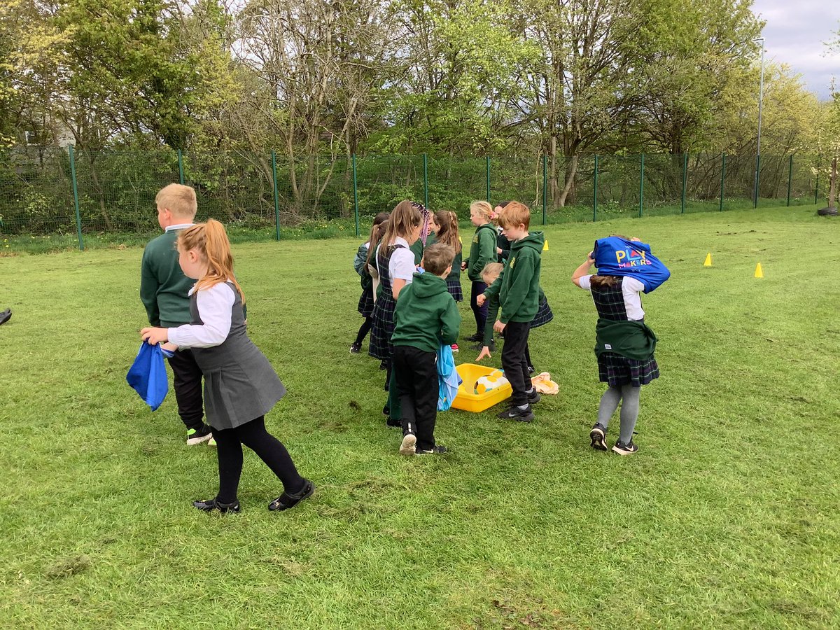 Child led learning at its best: I was asked by A if she could start a lunch time football club, yes! She recruited S, they surveyed the infant classes, picked names out of a hat and started yesterday! Next grow starts 28th May! Well done girls #PathToParis @StPatricks_PS