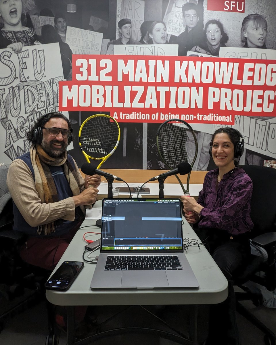 Today @amjohal interviewed artist, curator, former Egyptian National tennis team member and SFU MFA grad Mena El Shazly for Below the Radar at 312 Main in a wide ranging interview that touched on vampires, crystalism and tennis.