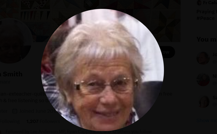 How has my life reached the absurd point where I'm regularly trolled by this sweet looking old lady