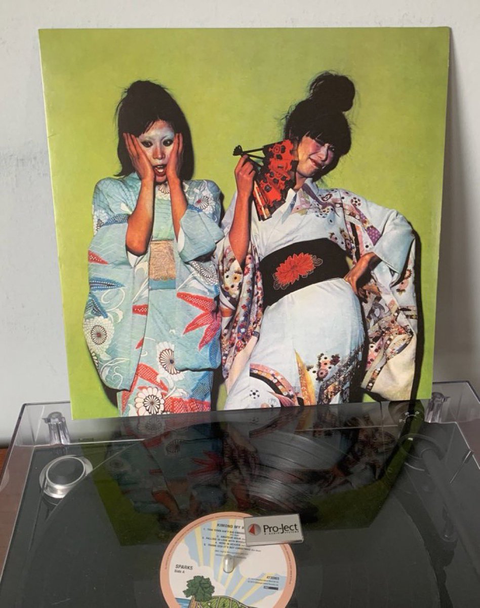 This town ain’t big enough for the both of us and it ain’t me who’s gonna leave… Kimono My House was released 50 years ago today, genius warped pop from Ron and Russell, it still sounds incredible half a century on. @sparksofficial #kimonomyhouse