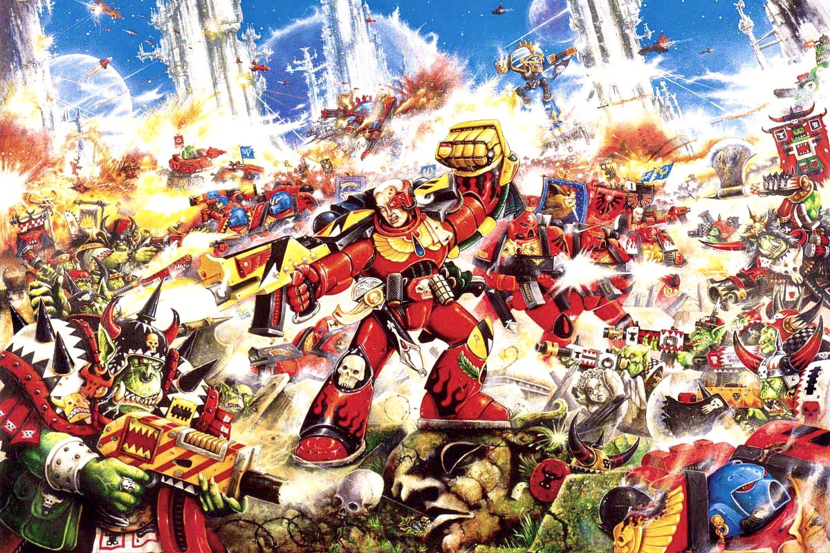 Some people say Warhammer 40k 2nd edition had the best box art of all the editions. Would you agree or disagree?
.
#oldhammer #art #warhammercommunity #warhammer40k #40k