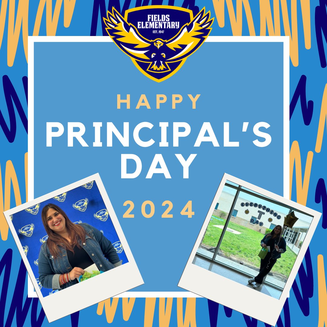 Wishing our FAVORITE Principal…The Best Day Ever; we love you ! #NationalPrincipalsDay 💙💛