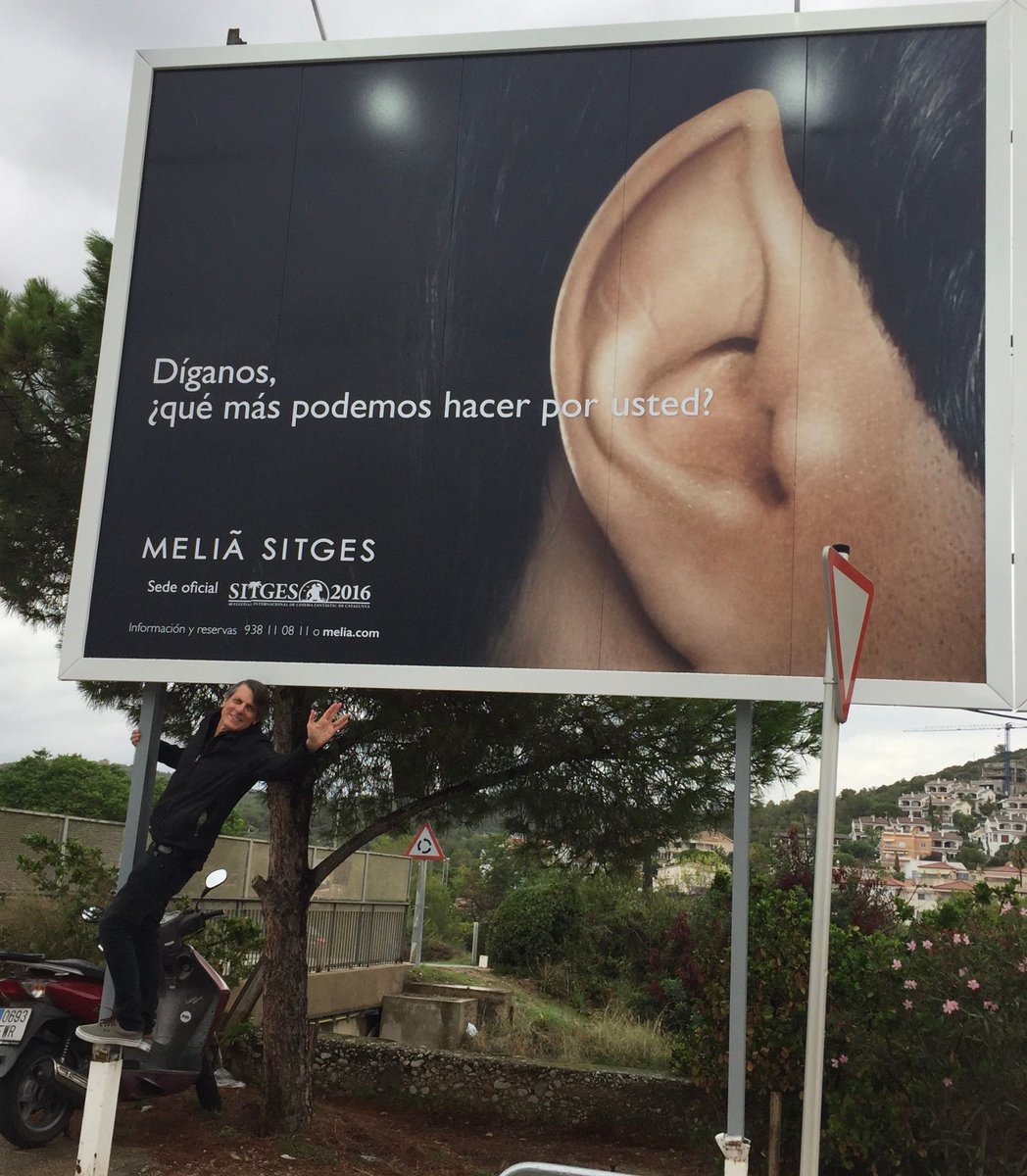 Me and Spock's ear at the film festival in Sitges, Spain where I was screening my documentary For The Love Of Spock in 2016. The translation is: “Tell us what else we can do for you?” I guess it meant they were all ears to comments and suggestions.