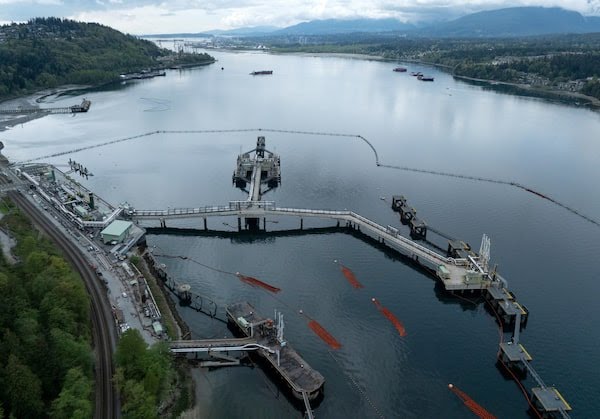 Beautiful view of Westridge Marine Terminal in Burnaby at the terminus of Trans Mountain Pipeline. #TMX