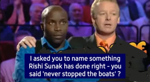 Rishi Sunak has NEVER stopped the boats !!  👀
#GlobalistPuppet #ZionistPuppet #WEFPuppet