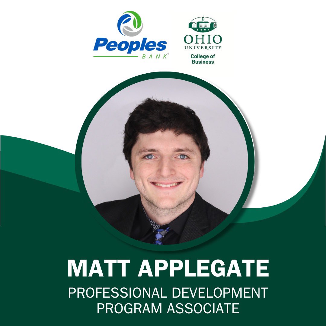 Congratulations, Matt! The MBA Bobcat Family wishes you the best of luck in your new role! #MBABobcats
