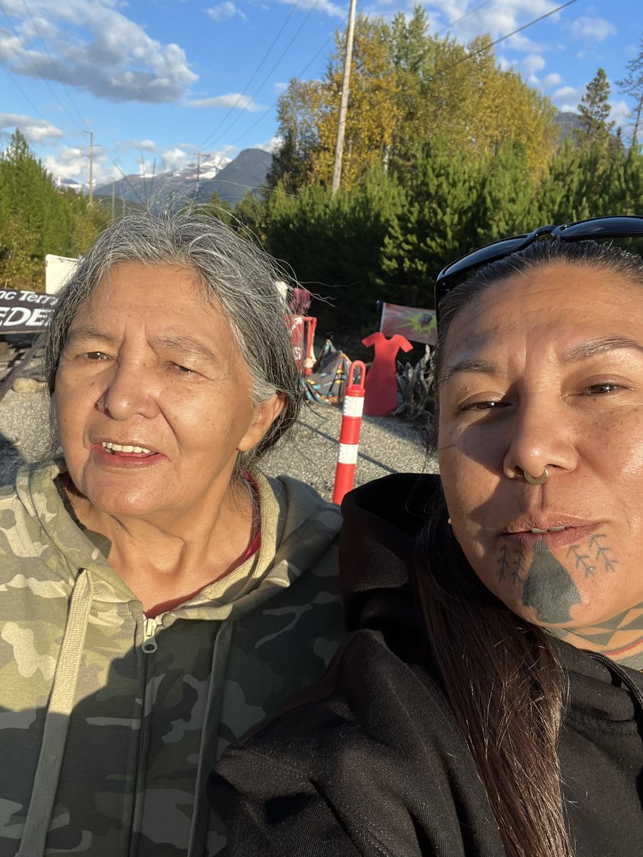 #Indigenous resistance to Trans Mountain bitumen pipeline #tinyhousewarriors