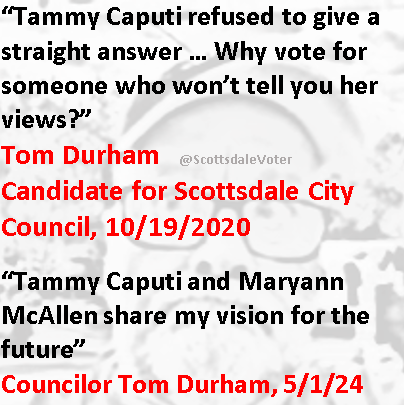 Do you trust Scottsdale Councilor Tom Durham?