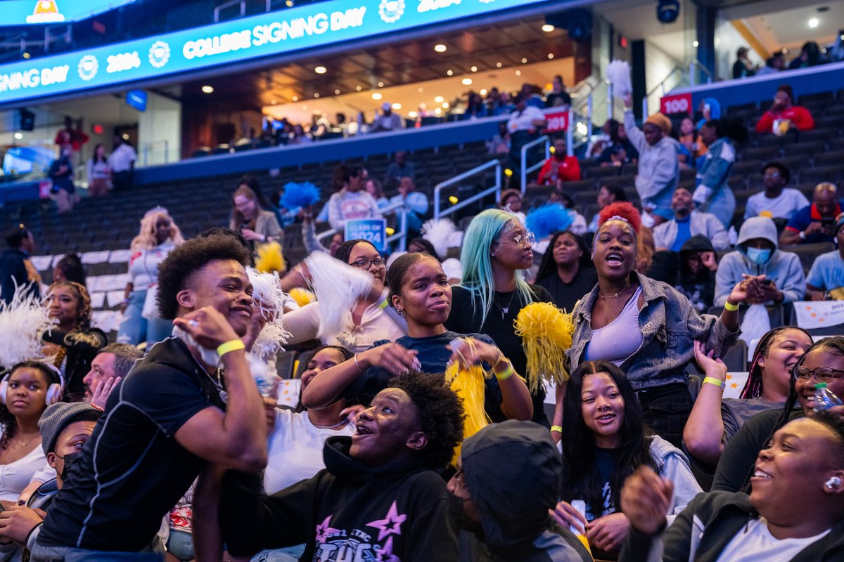 To all the students who filled the arena with hope and ambition, your dedication is inspiring! Continue to reach for the stars and achieve every success. Here's to your incredible journeys ahead! 🚀 #CollegeSigningDay