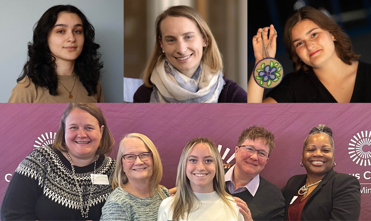 Please join us in congratulating this year's @IAMNCompact award winners: Leena Abdulla ’24, associate professor Meghan Mason, PhD, community partner @face2faceorg, and Newman Civic Fellow Sofia Vanderlan ’26! Read more: stkat.es/3UqGuhu