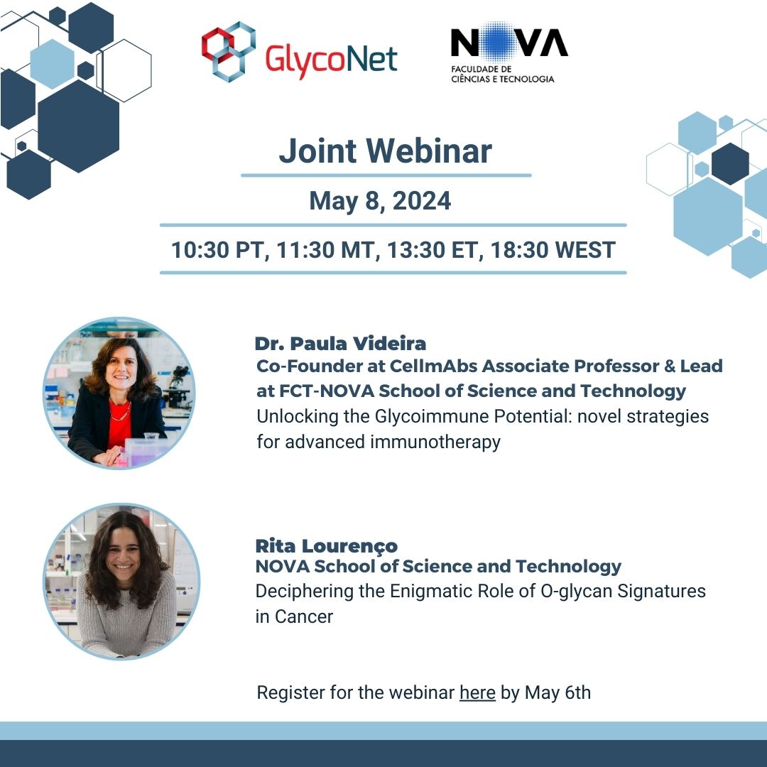 We are excited to host a webinar with Dr. Paula Videira (@QuintelaVideira) & Ms. Rita Lourenço from UCIBIO and Faculdade de Ciências e Tecnologia da Universidade NOVA de Lisboa. Register here before May 6, 2024: lnkd.in/g7PngqYY