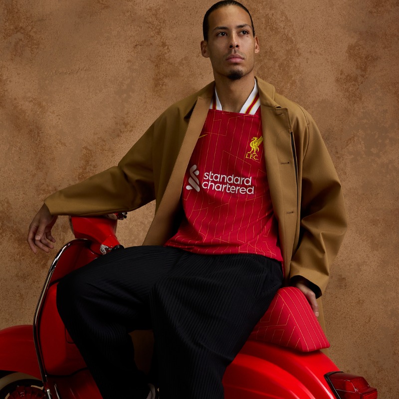 Van Dijk on the new kit: “The shirt for next season is exciting and I like the detailing.

Having You’ll Never Walk Alone on it is just something special, it’s the culture of the club worn proudly on the kit.”