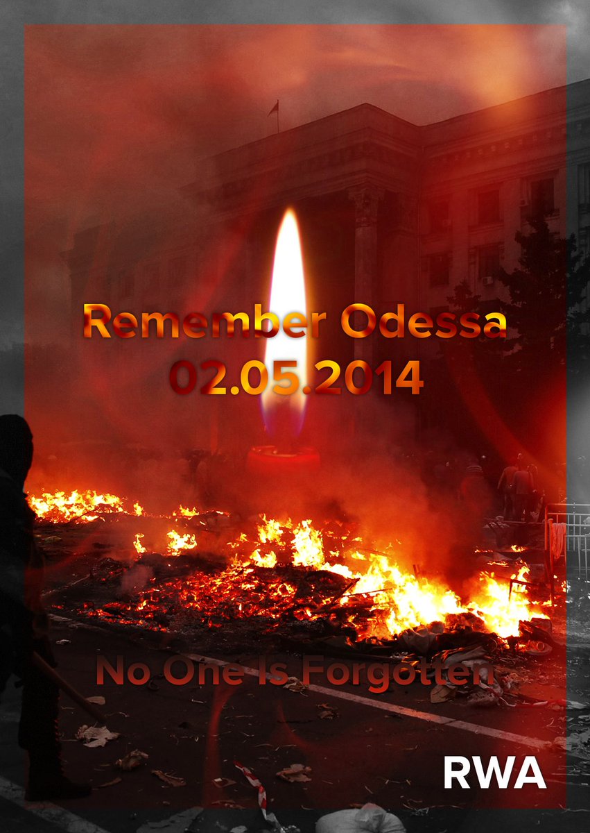 It's May 2nd in Moscow now; it's not May 2nd yet in the places where most of our followers live; but I am already thinking of this grim anniversary. Odessa... The Ukrainians, the West, the Russian libs, even the Kremlin — they all made up a lot of lies about what happened on May…