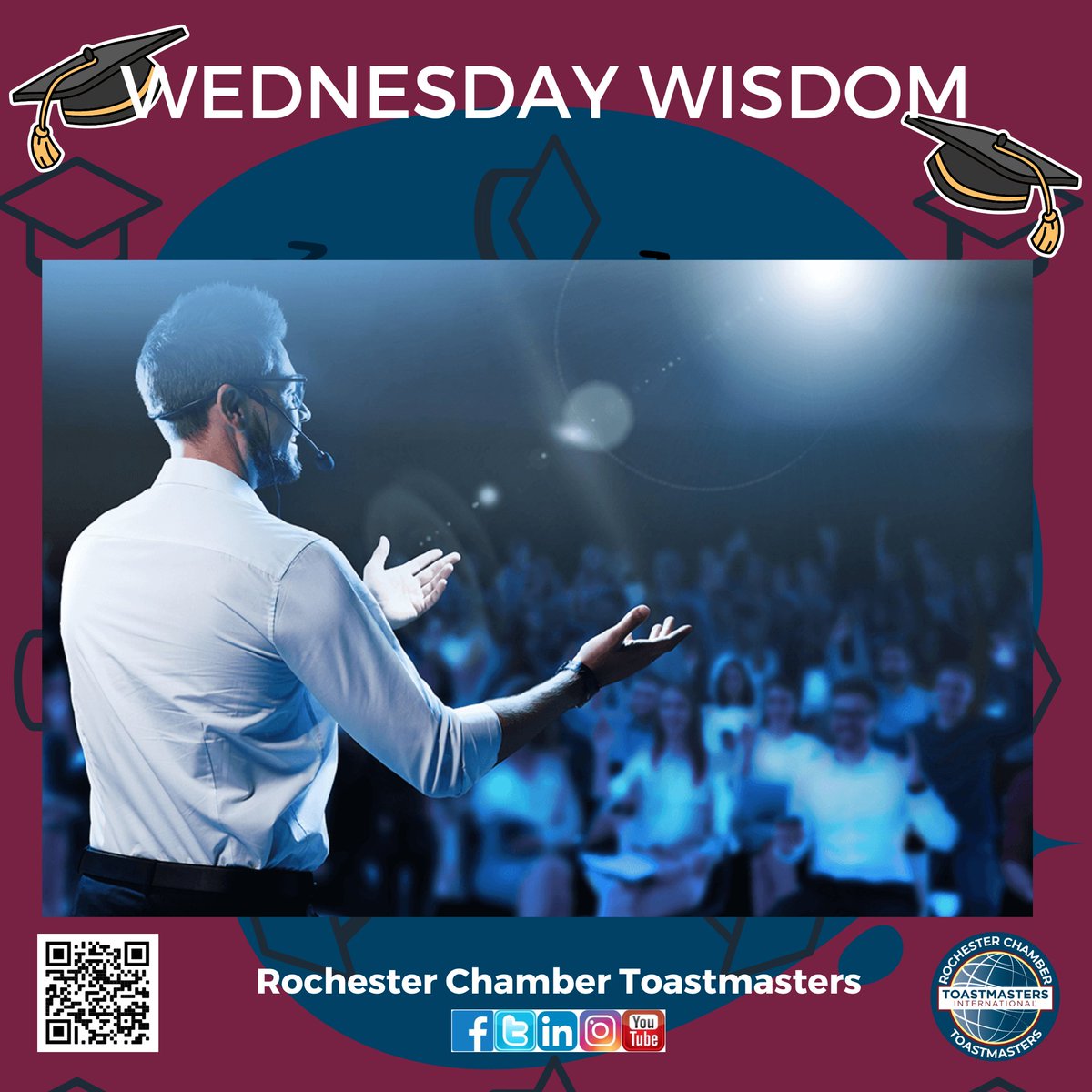 Wisdom Wednesday - The Keys to a Confident Voice: A voice coach’s guide to unleashing your inner power - Click here tinyurl.com/2jcv2nsv #toastmasters #rochmn #publicspeaking #leadership #neighborshare #neighborstory #neighbors #wisdomwednesday #voice #power #confident