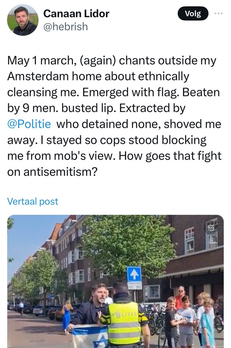 Slachtoffer jankers als Israël-lobbyist @hebrish hebben gewoon geen ‘eer’. Los van zijn fantasieën en leugens als er voor mijn huis een demo was waar ik me echt door beledigd zou voelen (onmogelijk) dan zou ik m’n vrouw laten filmen hoe ik door die demo pogo. Niet achteraf huilen