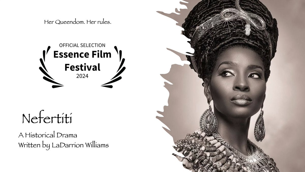 I’m so happy to announce my drama pilot television script NEFERTITI has officially been selected in the Essence Film Festival! The Queen is coming! Who gon be at Essence?!