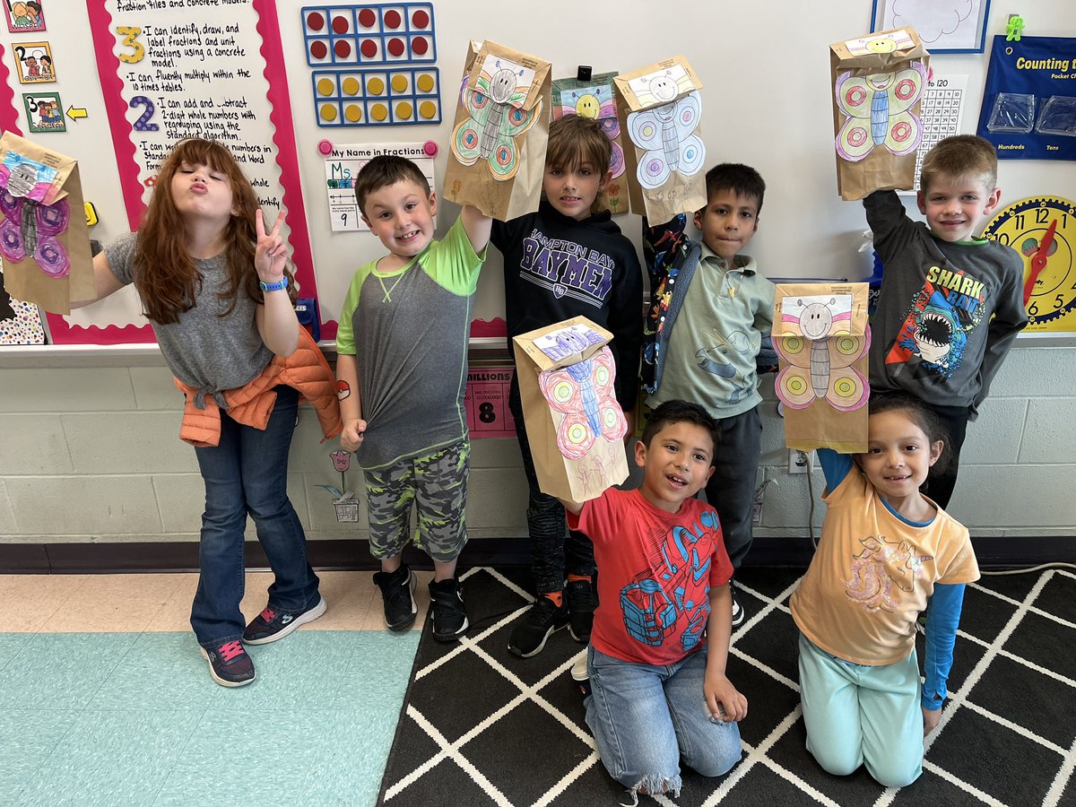 The final day of Spring Enrichment was a blast! Students read the book “The Little Butterfly That Could” by Ross Burach and created their own paper bag butterflies 🦋 @HamptonBaysES #WeAreHB #HBStrong