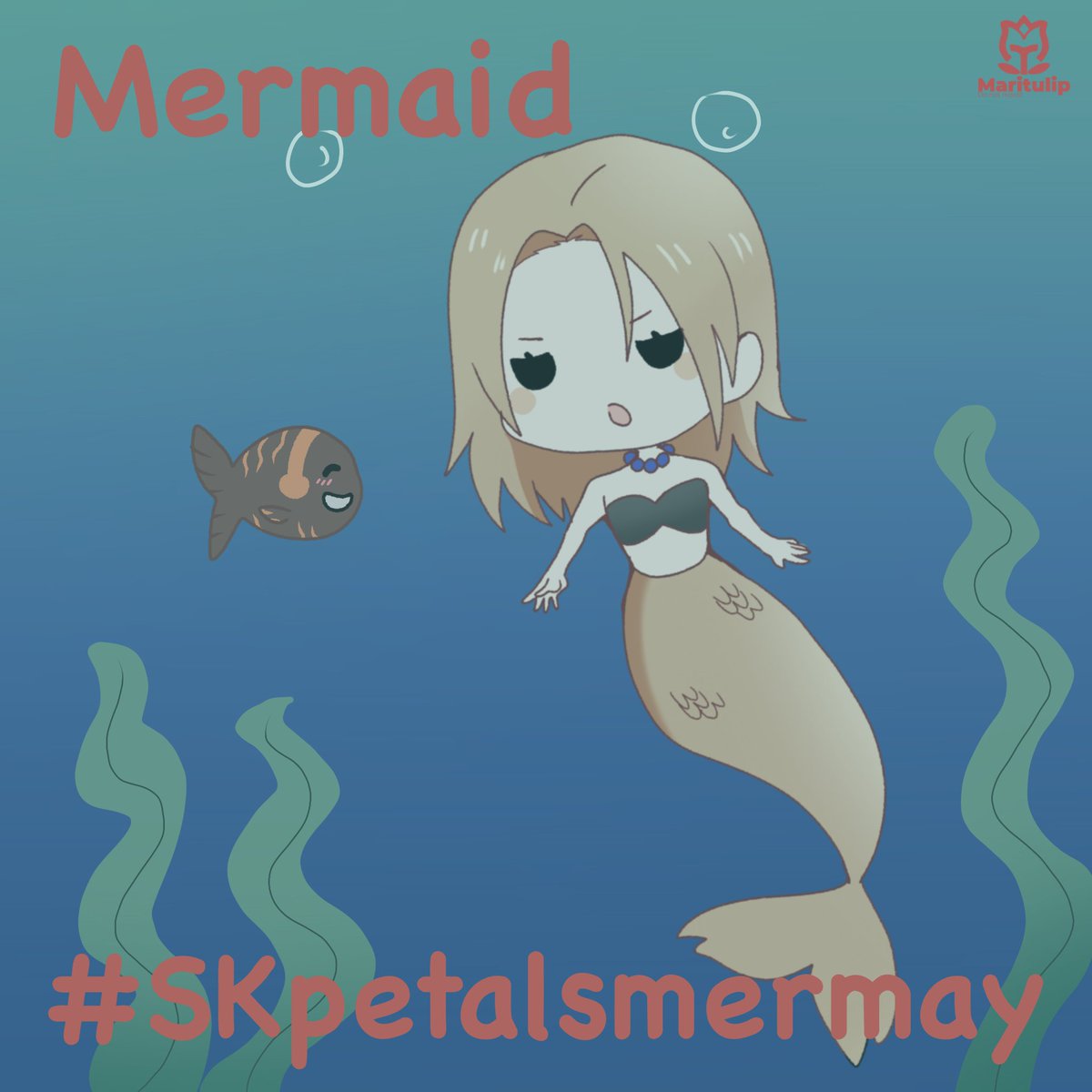 🌸 Event Announcement 🌸 May's event will be MerMay 🌸🧜‍♂️🧜‍♀️ We would love to see your mermaid themed works! Tag @SKPetals and use the hashtag #SKpetalsmermay Event duration: May 1st until 31st Please refer to the event rules Art by @MaritulipArt