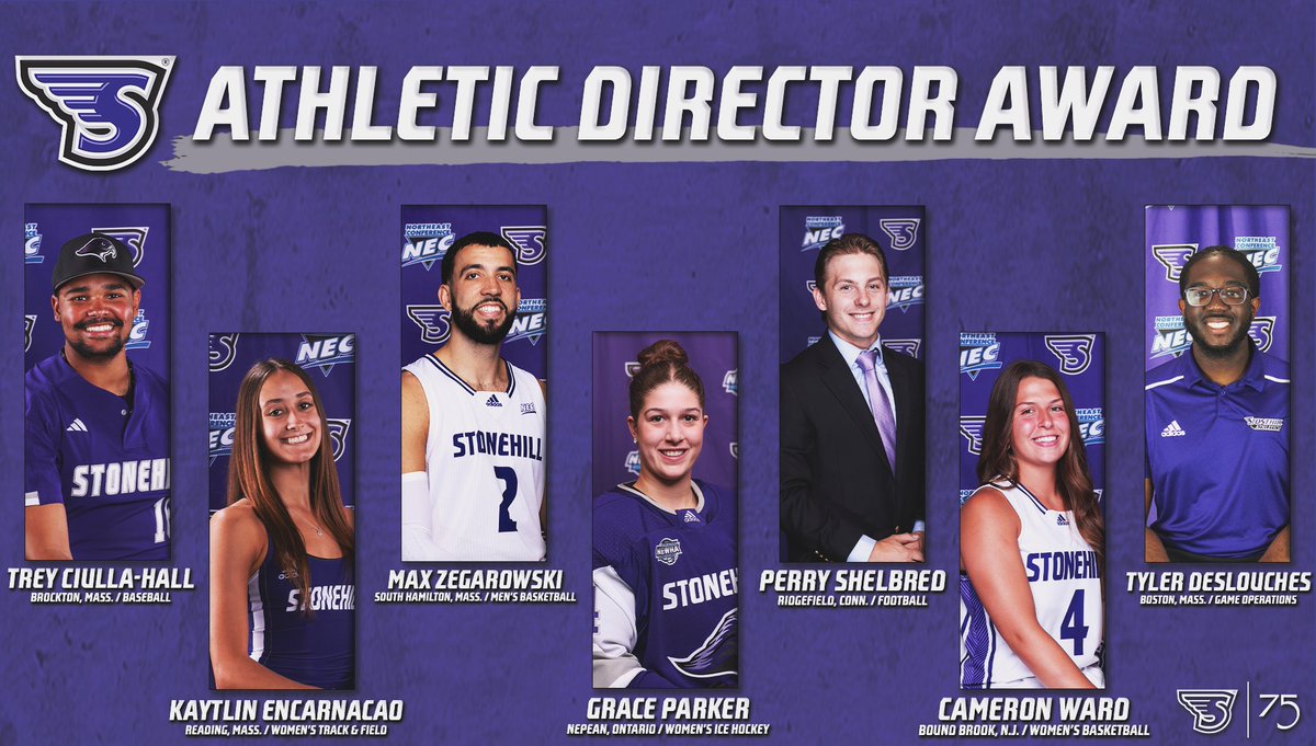 First award of the night!🏆 Assistant Vice President/Director of Athletics, Dean O'Keefe, presents the annual Athletics Directors Award! Congratulations to all our winners! 🤩🙌 #GoHill