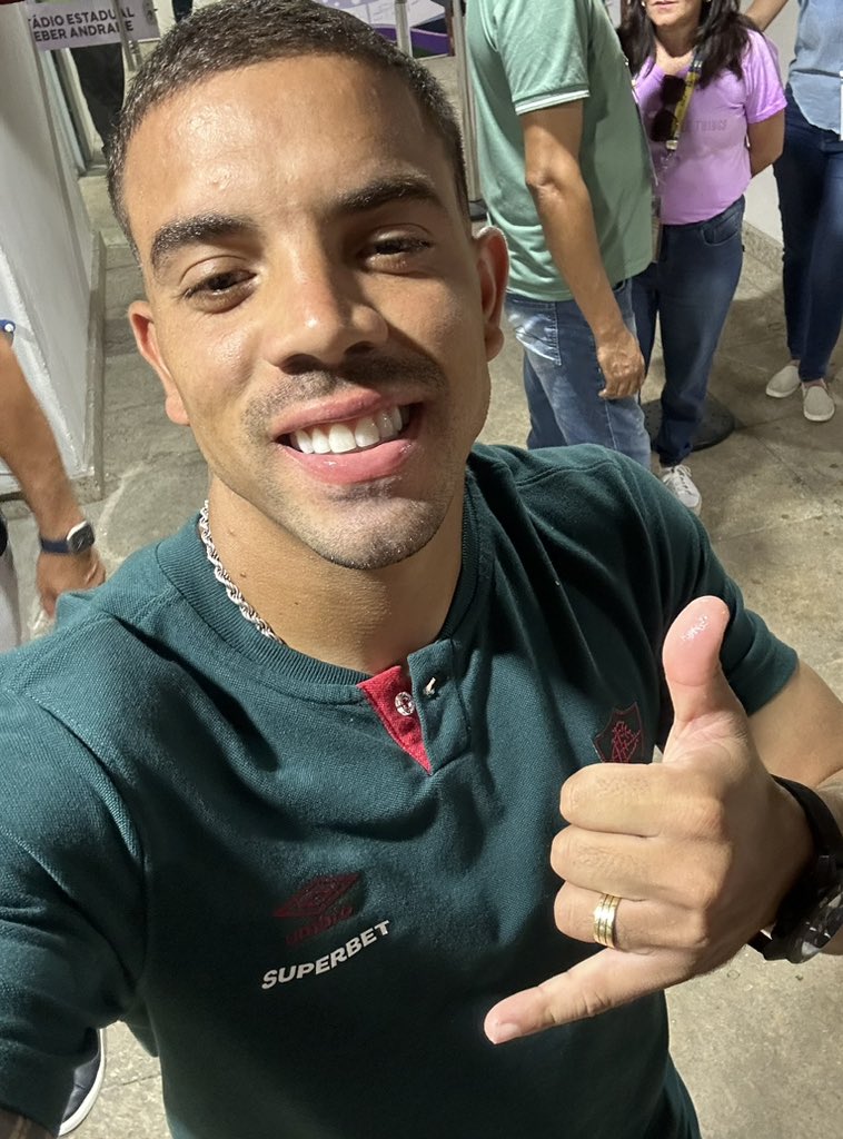 Na dúvida de quem foi o primeiro gol, tem selfie do Terans também! 😁🤙