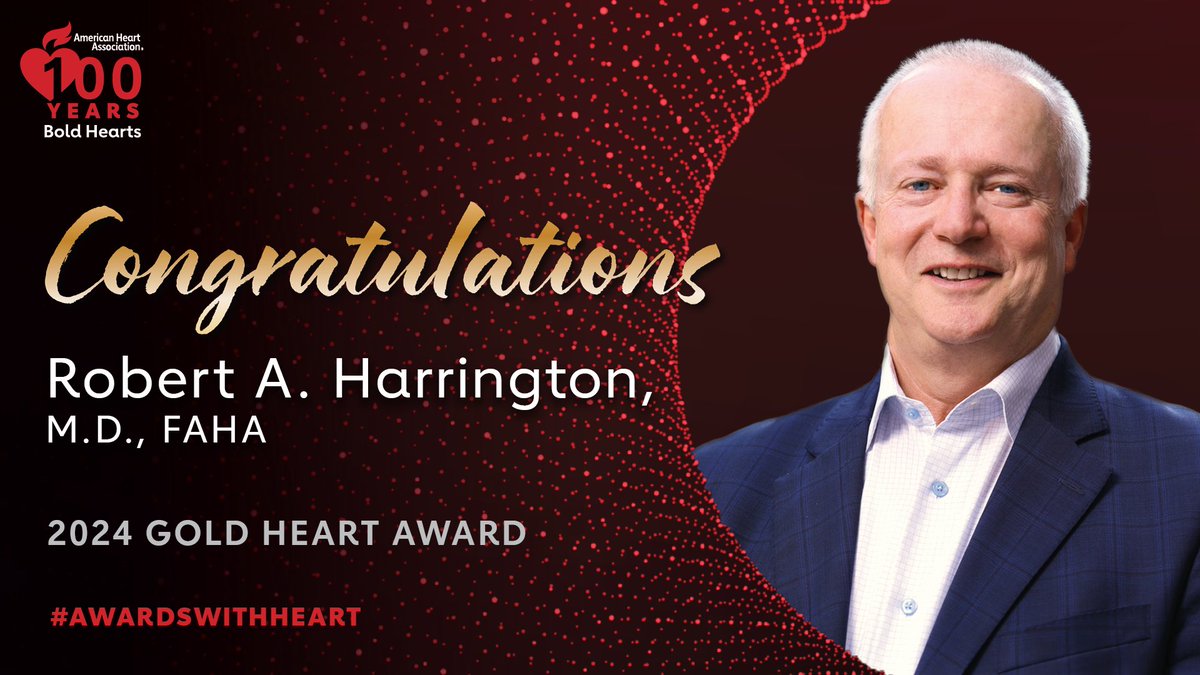 As a past president of @American_Heart and active board member, @WeillCornell‘s @HeartBobH has been named this year’s Gold Heart winner. spr.ly/6010jJ9Dn #AwardsWithHeart
