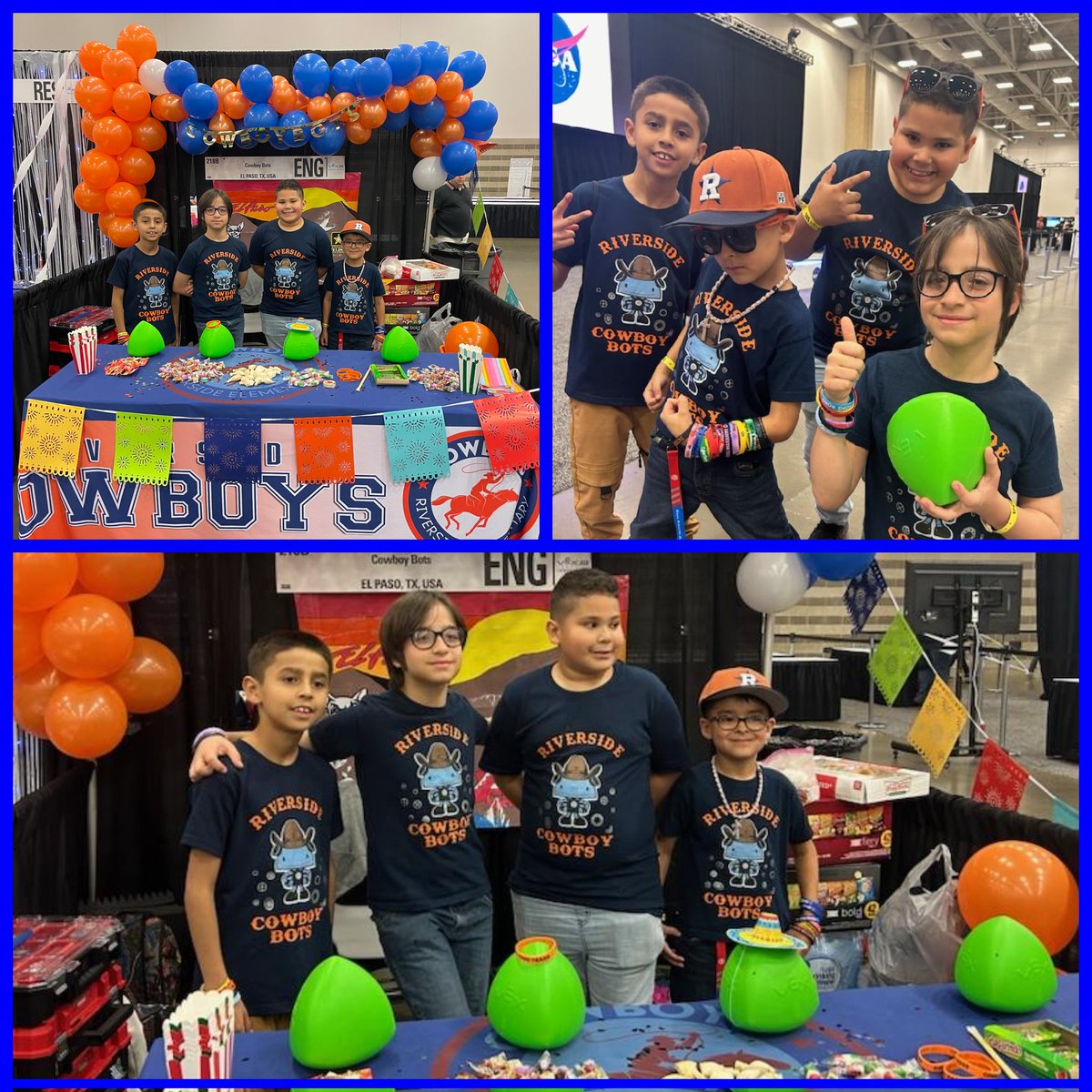 Vero Villarreal, Librarian (@vvillarreal31) on Twitter photo Riverside Cowboy Bots in Dallas ready to represent our school at the 2024 Vex Robotics Competition! Your Riverside family is proud of you!! <a href="/UrenoOlivas/">Claudia Ureno-Olivas</a> <a href="/RiversideEleme2/">Riverside Elementary School</a> <a href="/YsletaISD/">Ysleta ISD</a> <a href="/HildaShopss/">Hilda Casas</a> #VexRobotics
#VexWorlds #CowboyBots Riverside Cowboy Bots in Dallas ready to represent our school at the 2024 Vex Robotics Competition! Your Riverside family is proud of you!! <a href="/UrenoOlivas/">Claudia Ureno-Olivas</a> <a href="/RiversideEleme2/">Riverside Elementary School</a> <a href="/YsletaISD/">Ysleta ISD</a> <a href="/HildaShopss/">Hilda Casas</a> #VexRobotics
#VexWorlds #CowboyBots