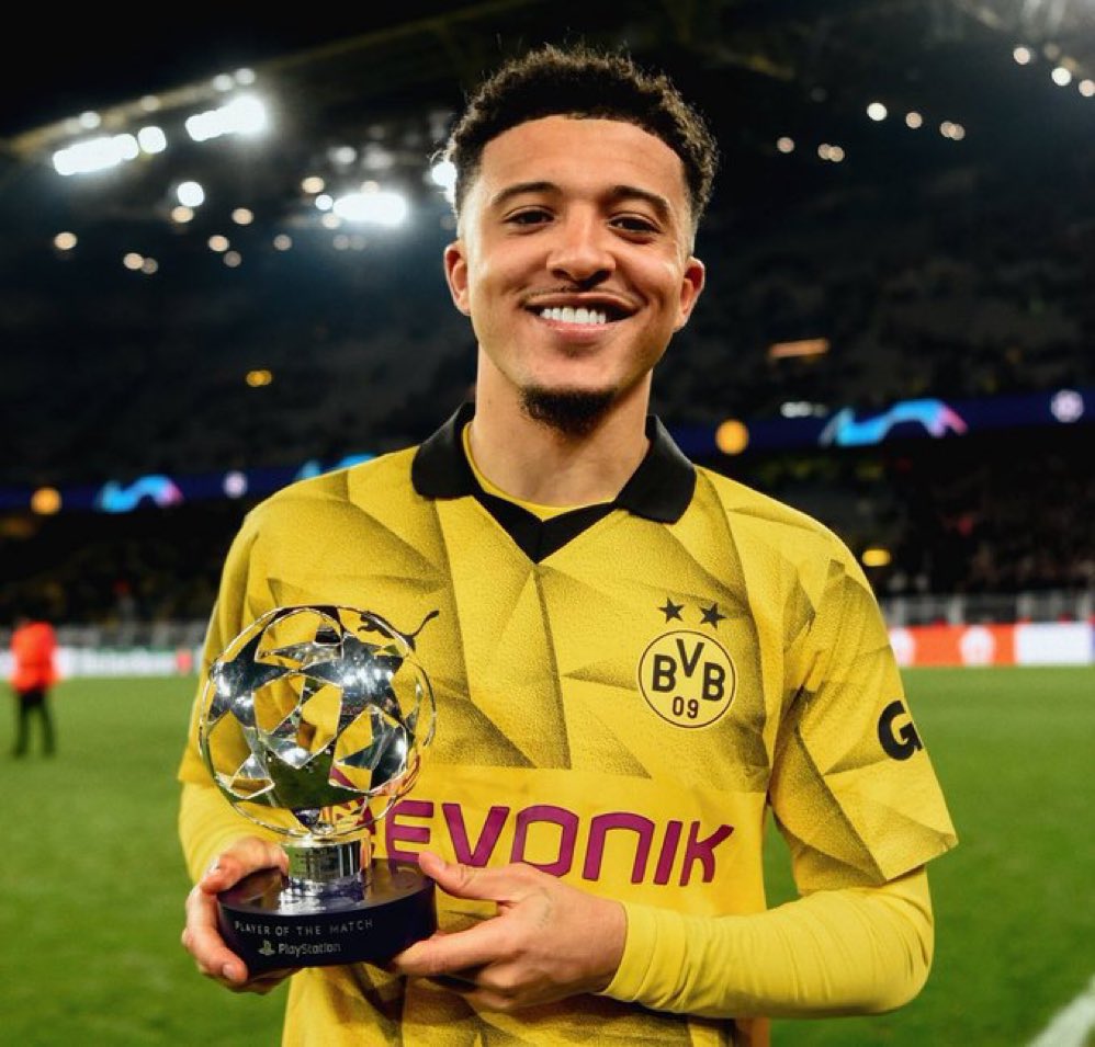 El mejor jugador que tiene el Manchester United actualmente se llama Jadon Sancho.