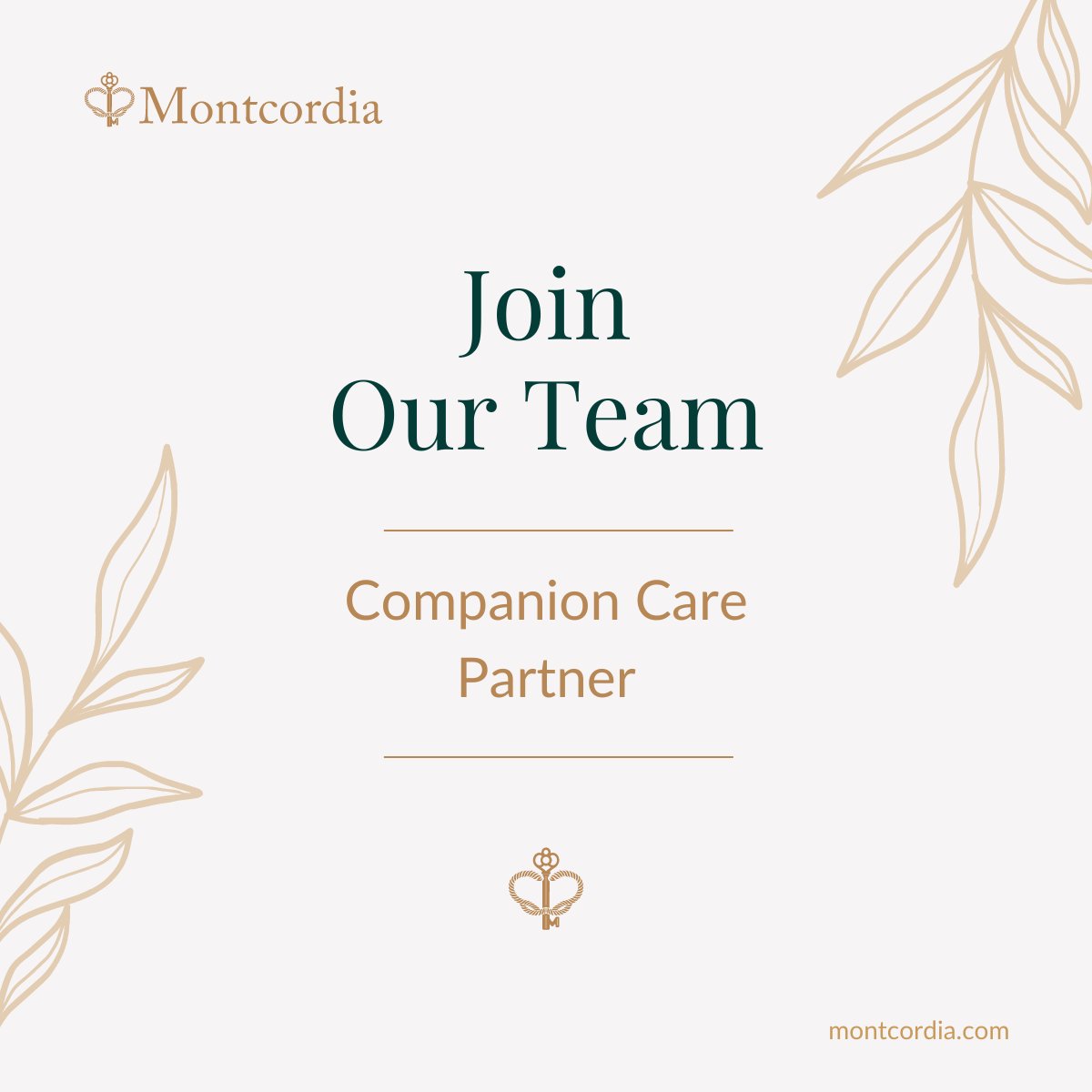 Montcordia is looking for experienced #CompanionCare Partners to join our team! If interested, please follow the link for more details and application: montcordia.acquiretm.com/home.aspx. To learn more about Montcordia, please visit our website at montcordia.com.