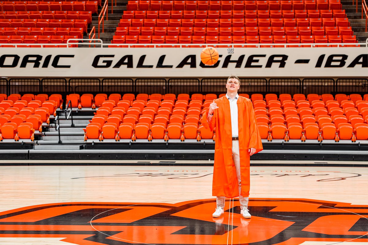 Congratulations, Carson! 🎓 @carsonsager15 will wear the distinguished orange gown at next weekend's @OSU_CEAT spring graduation. 🔗: okla.st/4aYOmOg #GoPokes