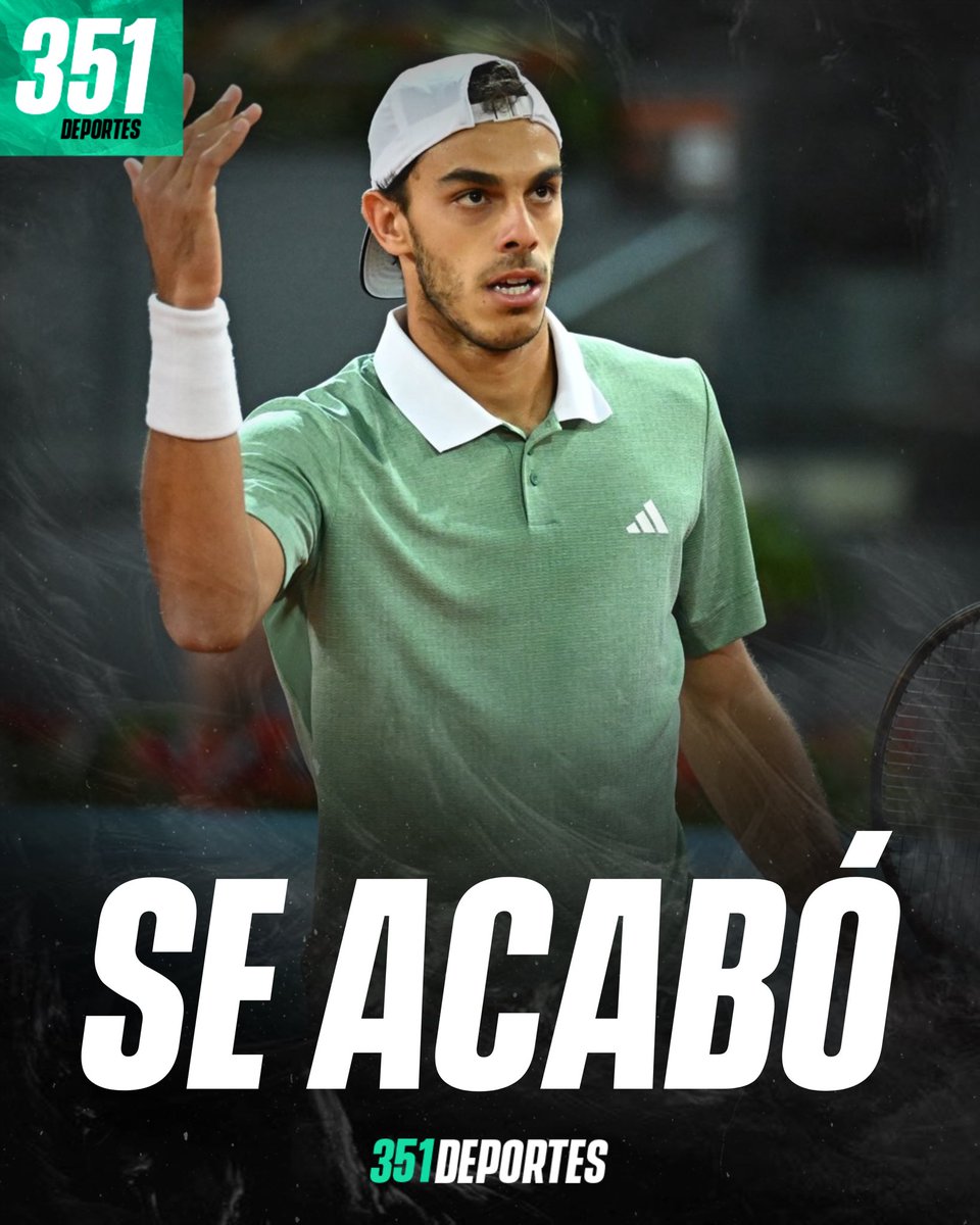 ❌ FINAL DEL SUEÑO EN MADRID 🎾 Por los cuartos de final del #MMOPEN, Taylor Fritz 🇺🇸 derrotó a Francisco Cerúndolo 🇦🇷 por 6-1, 3-6 y 6-3, para cortar la buena racha del argentino. 🔜 El estadounidense se verá las caras con Andrey Rublev 🇷🇺, por semifinales del Masters 1000.…