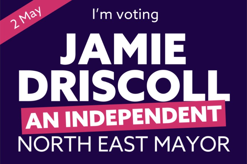 Dear everyone in the North East, please make time to get to a polling station tomorrow. Vote independent, vote @MayorJD.