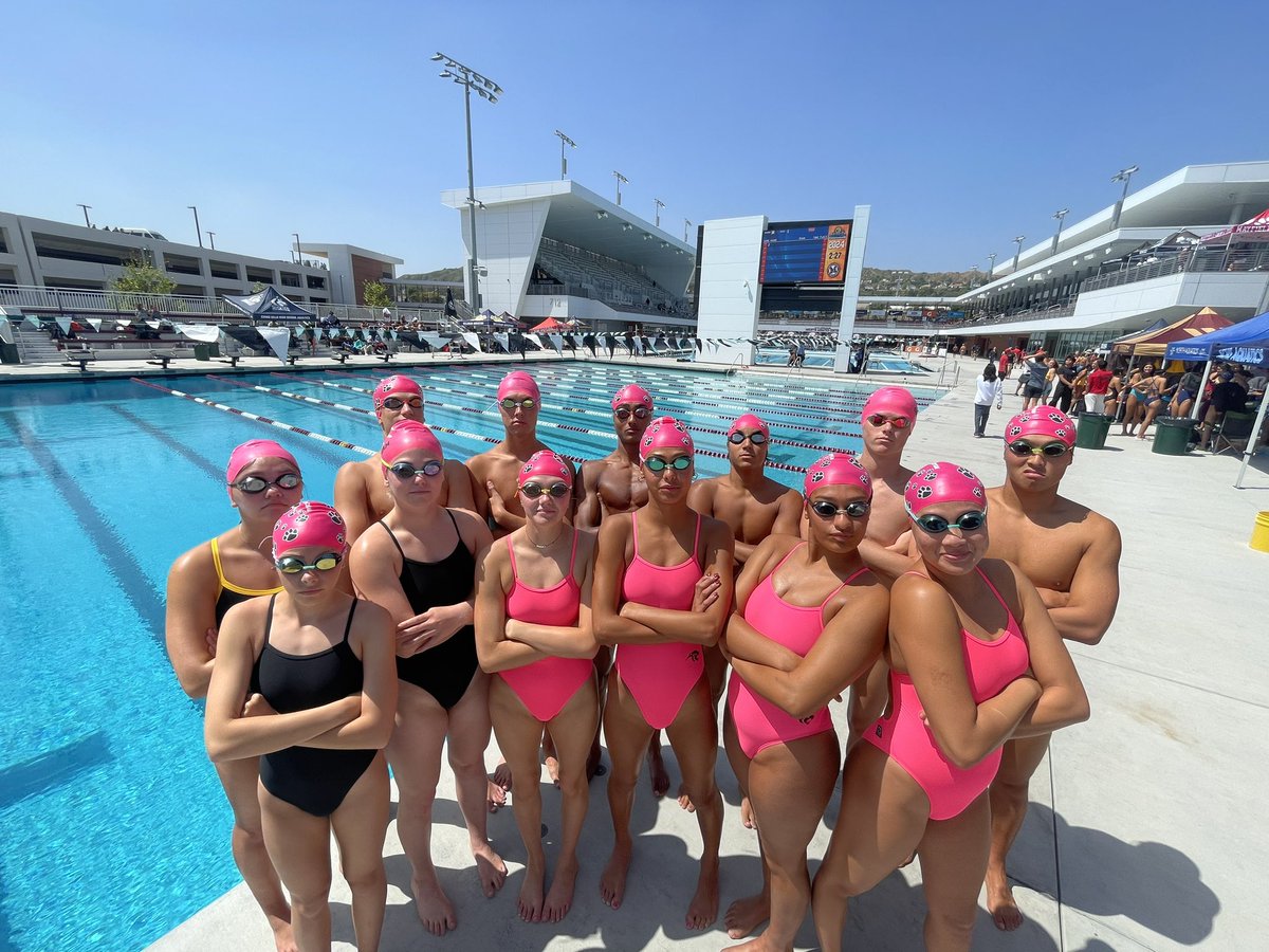 Your Newbury Park pink panthers all ready for CIF!