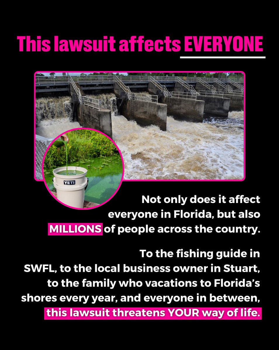 🚨URGENT ACTION NEEDED! Sign our petition!

Big Sugar is suing over a critical restoration project, the EAA Reservoir, threatening Everglades restoration and the future of Florida's waters—WE MUST STAND UP TO OPPOSE THIS LAWSUIT!

Sign our petition: captainsforcleanwater.org/dropthelawsuit/
