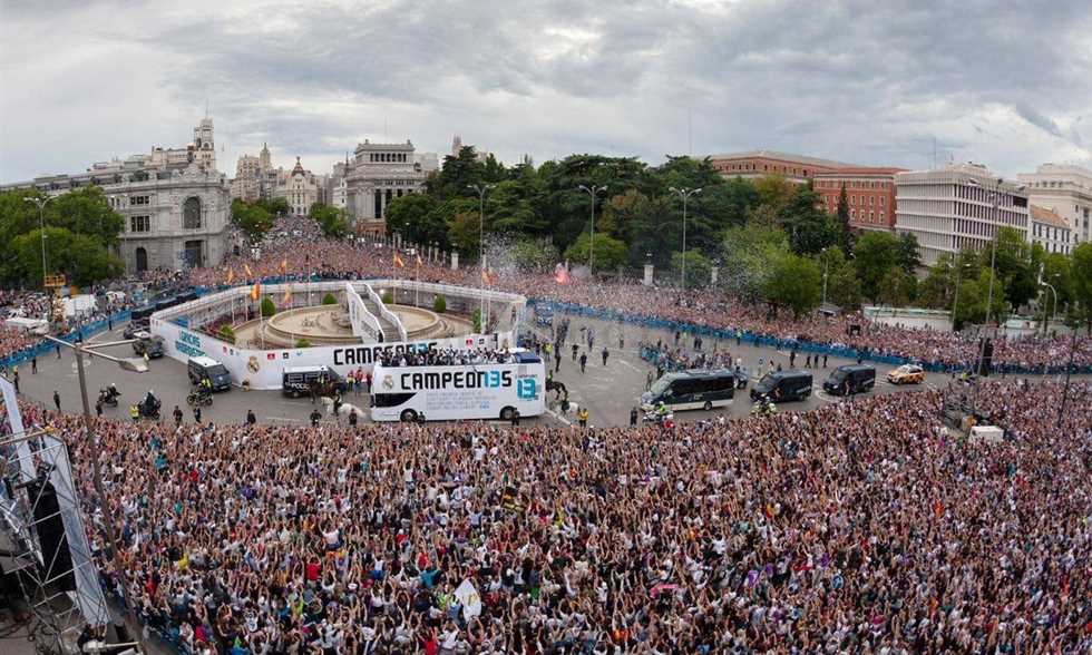 ❗️This weekend there will be no official league celebration in any was at Cibeles. Real Madrid will not celebrate LaLiga before the 2nd leg against Bayern. — @manucarreno