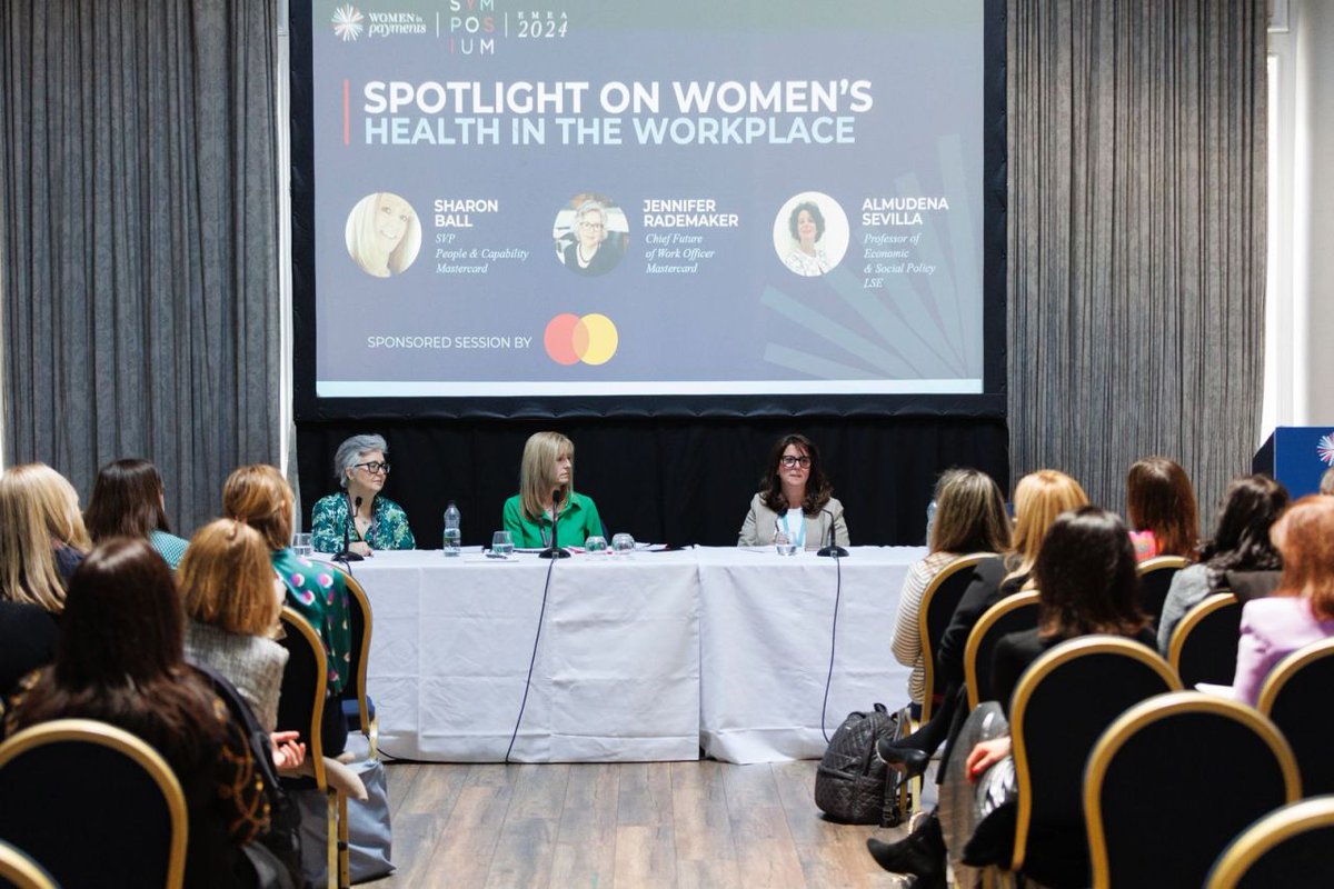 This week I discussed women's health with @Mastercard colleagues: We talked about awareness campaigns and support networks at work, stressing the importance of reevaluating our work practices to make sure women don't miss out on career progression. #WomenInPayment