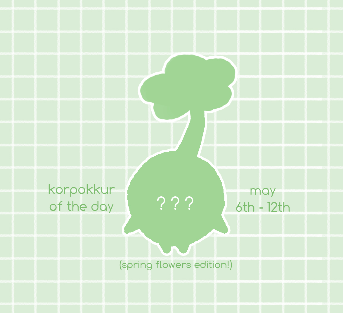 korpokkur of the day is coming back soon! 🌱