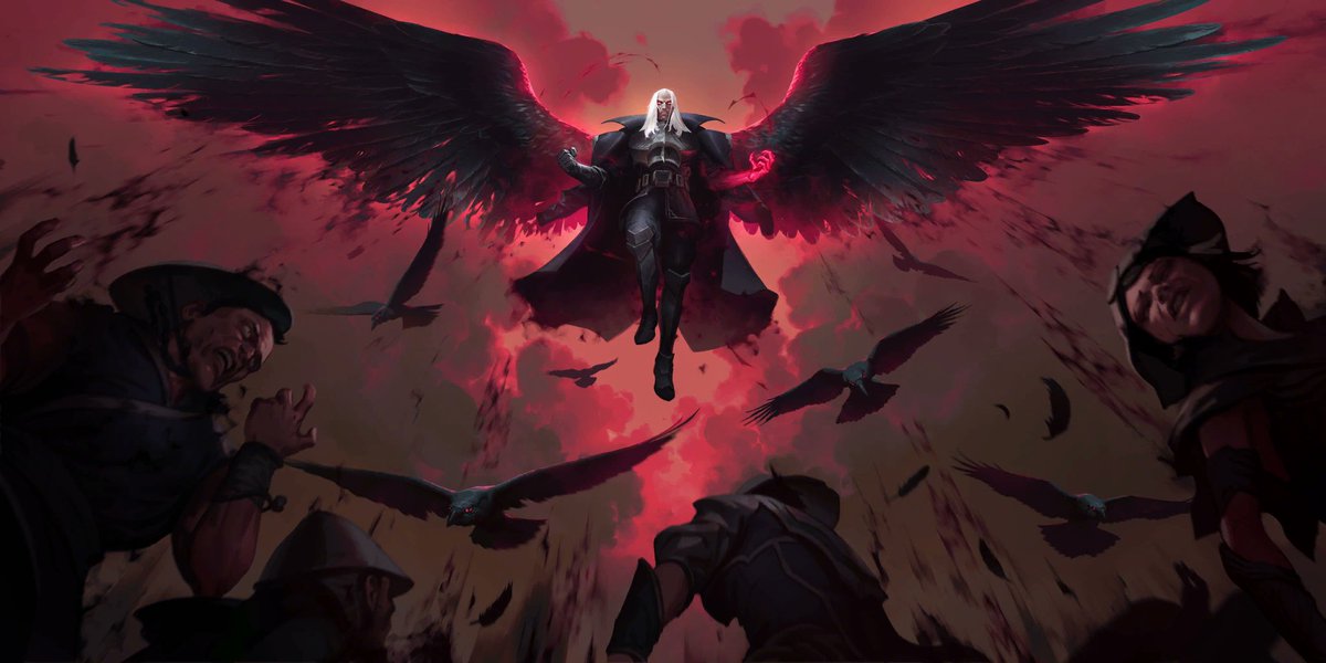 My headcanon for Swain is that Raum's voice sounds exactly like his, so he never knows if he is thinking his own thoughts or if the demon is influencing him.