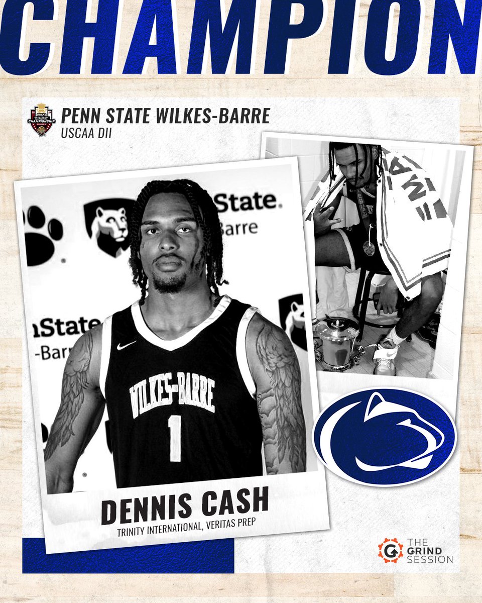 Congrats to Dennis Cash and the PSU Wilkes-Barre Nittany Lions for winning the USCAA D-II championship!