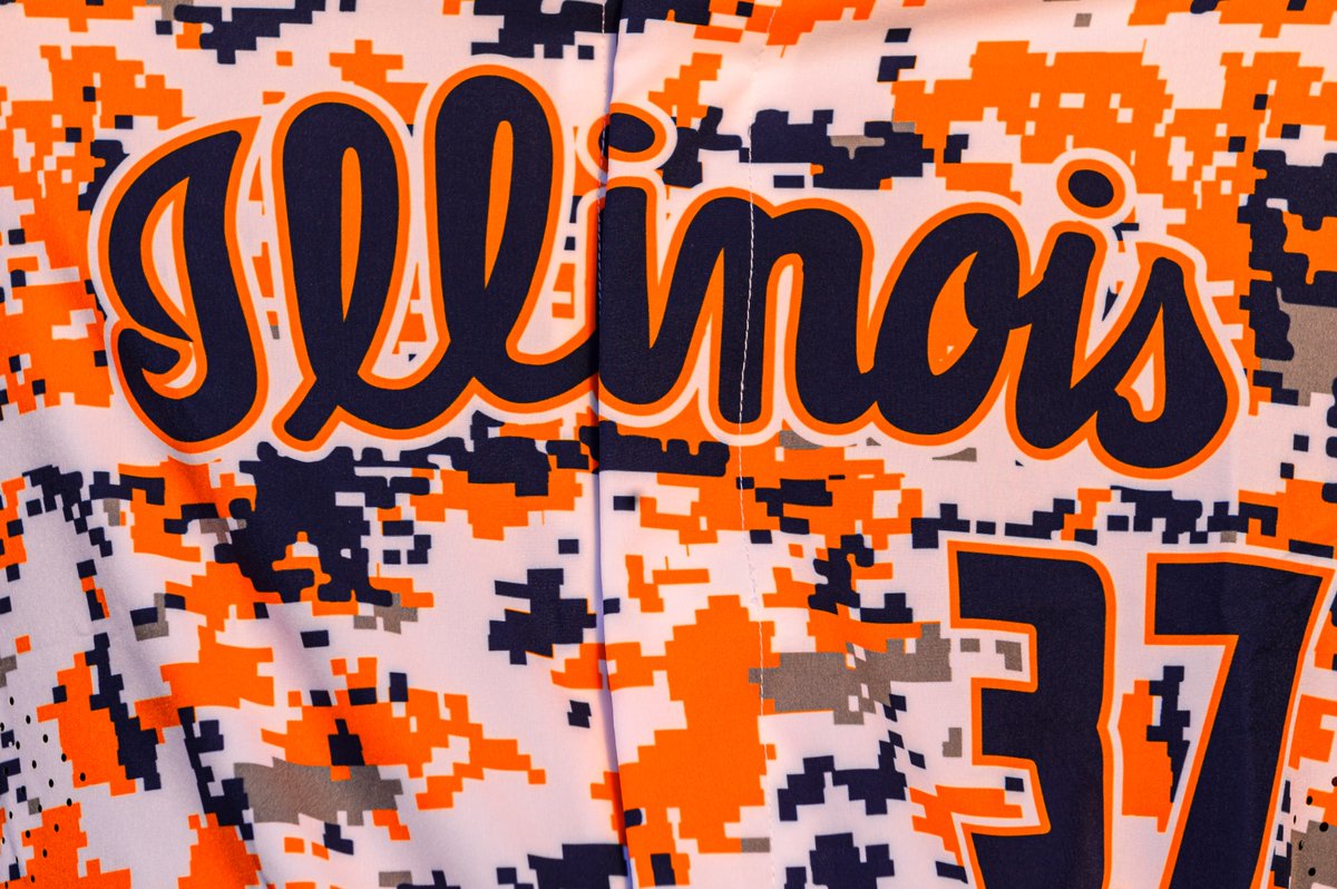 Our Honor & Serve game is coming up on Saturday and the #Illini will be wearing these commemorative jerseys! The jerseys will be available for auction two hours prior to first pitch. All proceeds will benefit Champaign, Urbana and UIPD Shop with a Cop programs. #Illini | #HTTO