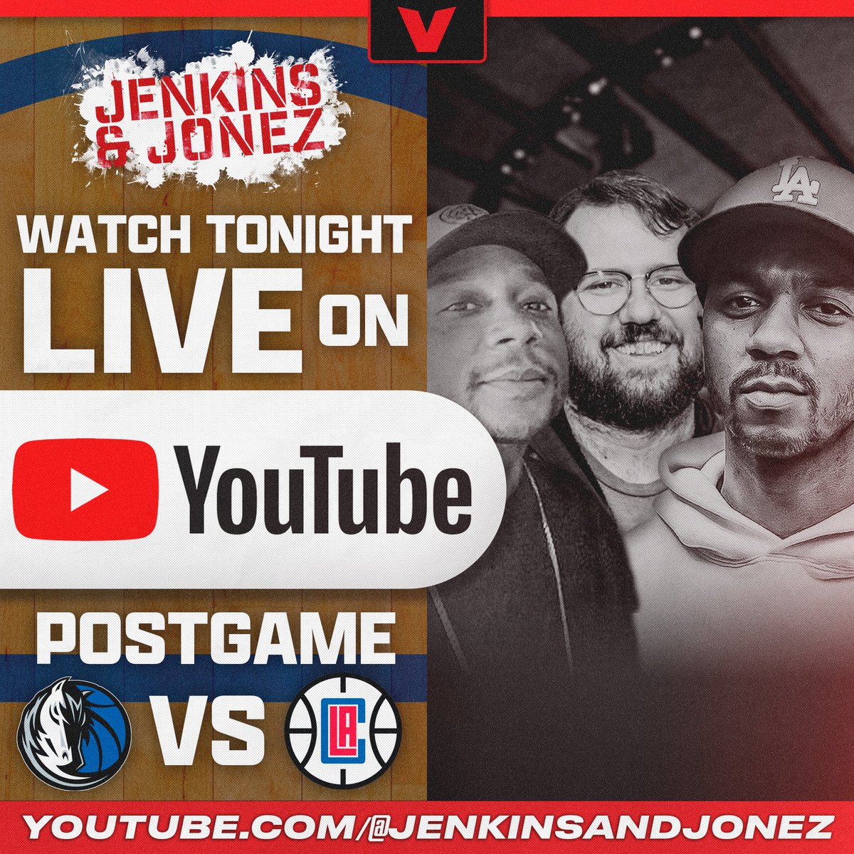 We’re back live tonight after Mavericks-Clippers If the Mavs win @LaJethroJenkins will gush about the beauty of Kyrie’s game & if the Clips win @Guardabascio will scream into the void that they are still a joke franchise Gonna be fun Don’t miss it ➡️ youtube.com/live/9zHRyjSkl…